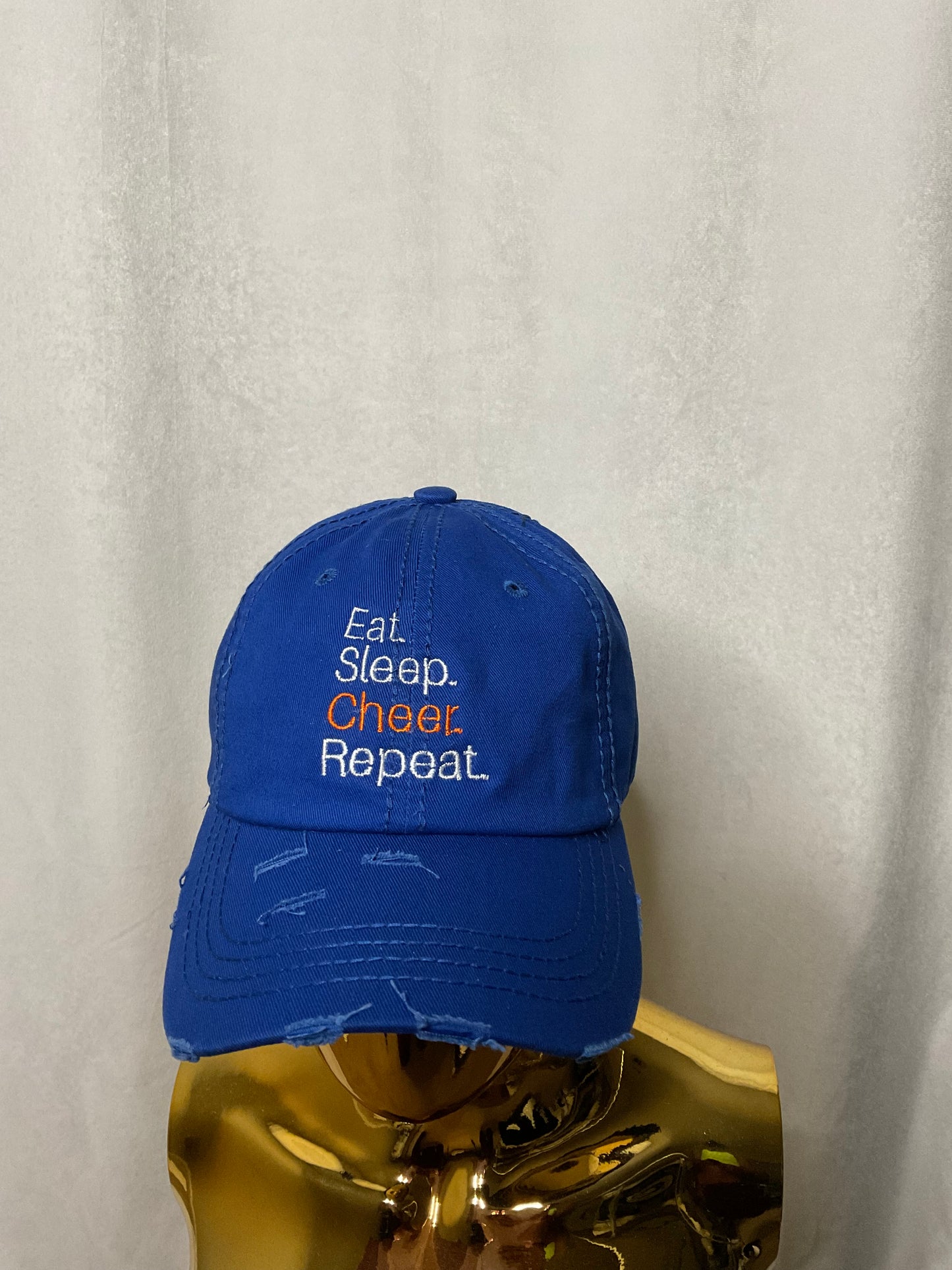 Eat. Sleep. Cheer. Repeat. Hat