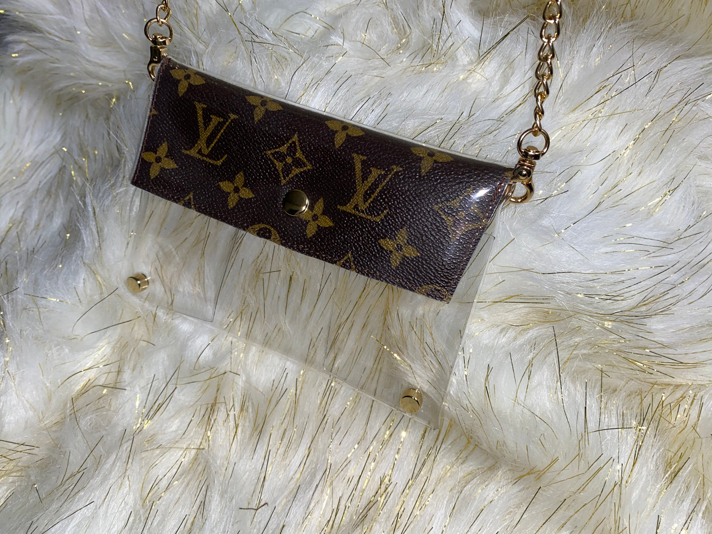 LV Clear Stadium Purse - Small
