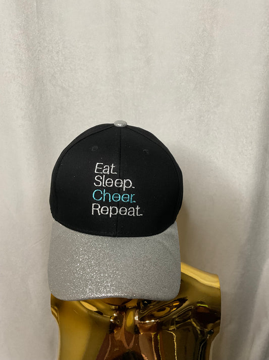 Eat. Sleep. Cheer. Repeat. Hat