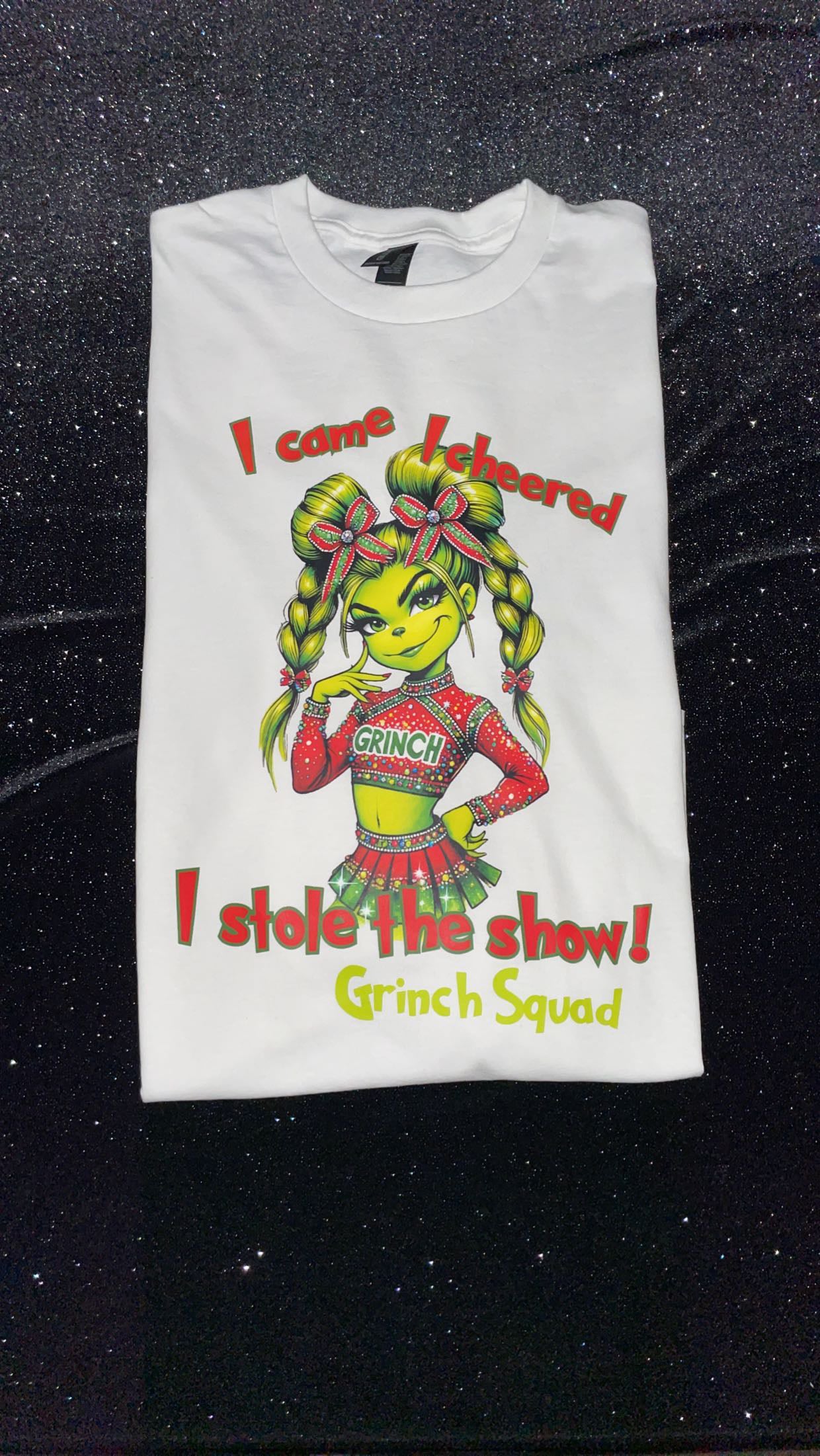 I came I cheered I stole the show!