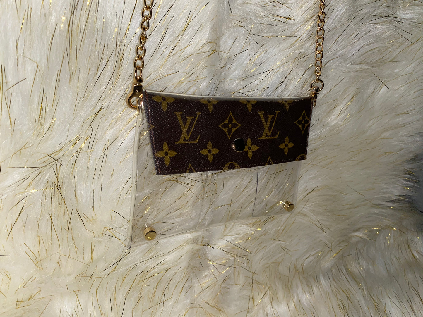 LV Clear Stadium Purse - Small