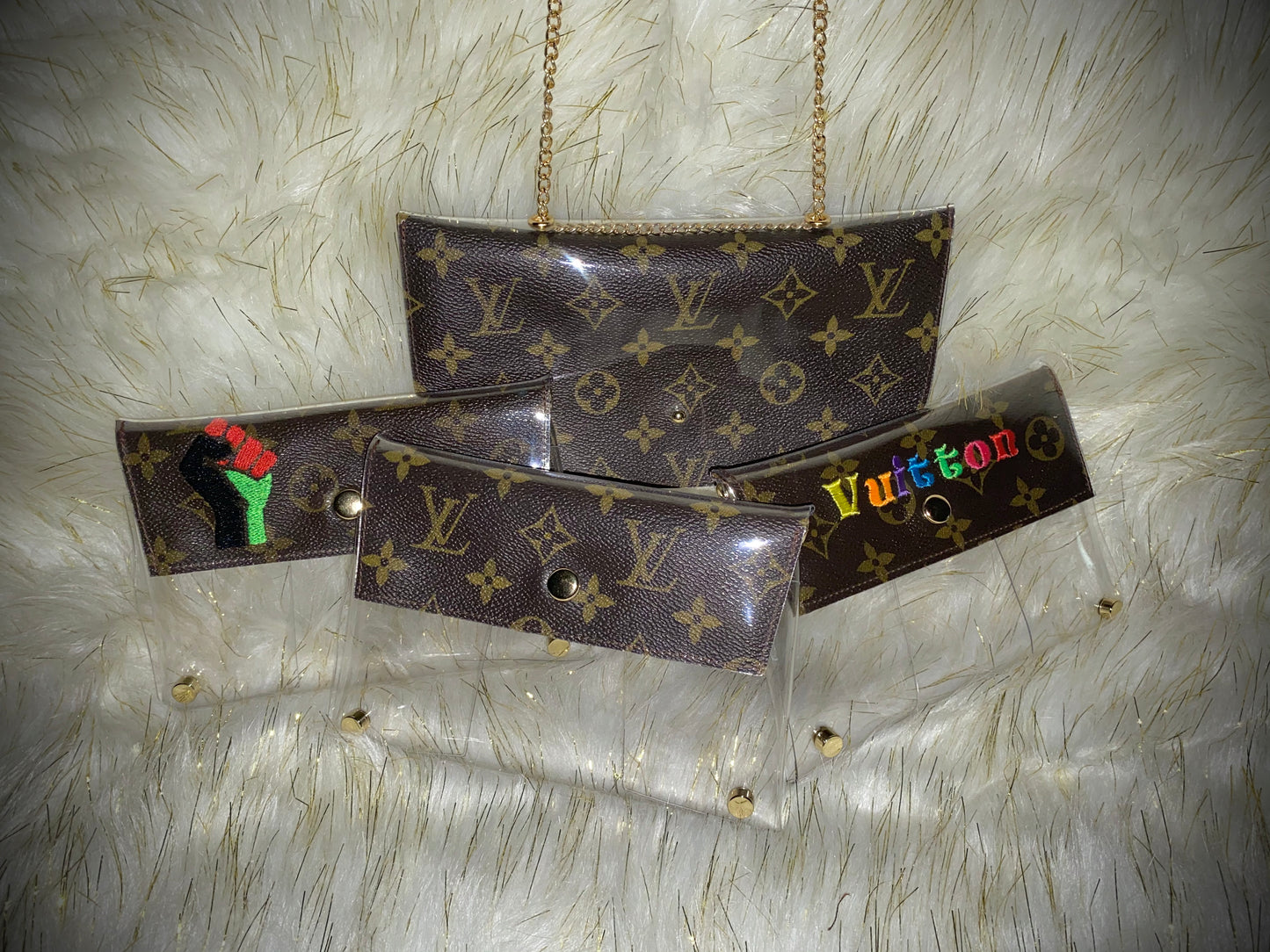 LV Clear Stadium Purse - Small