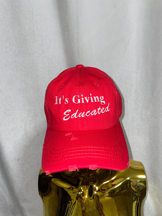 It’s Giving Educated Hat