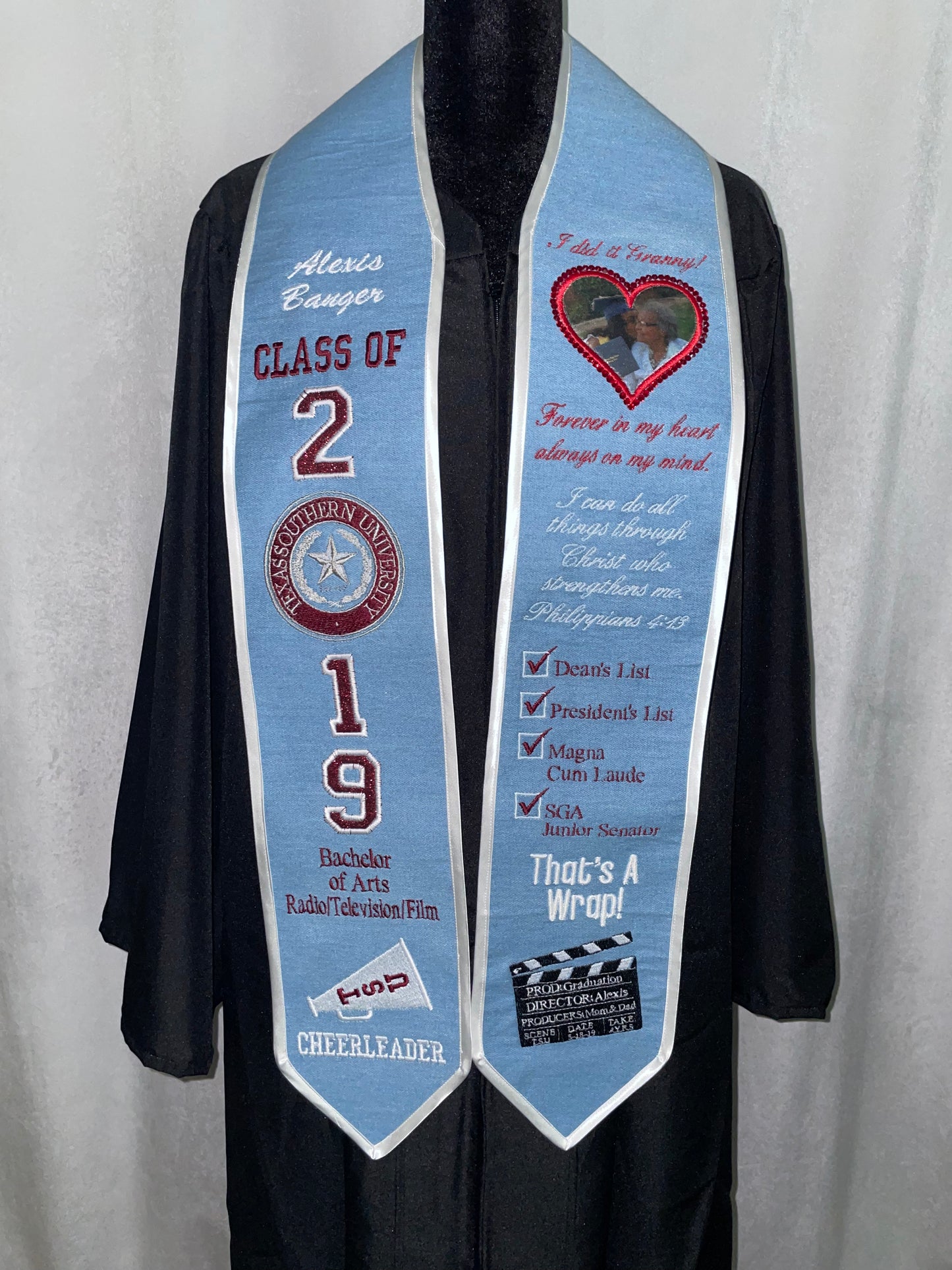 Denim Stole (Starting Price $270)