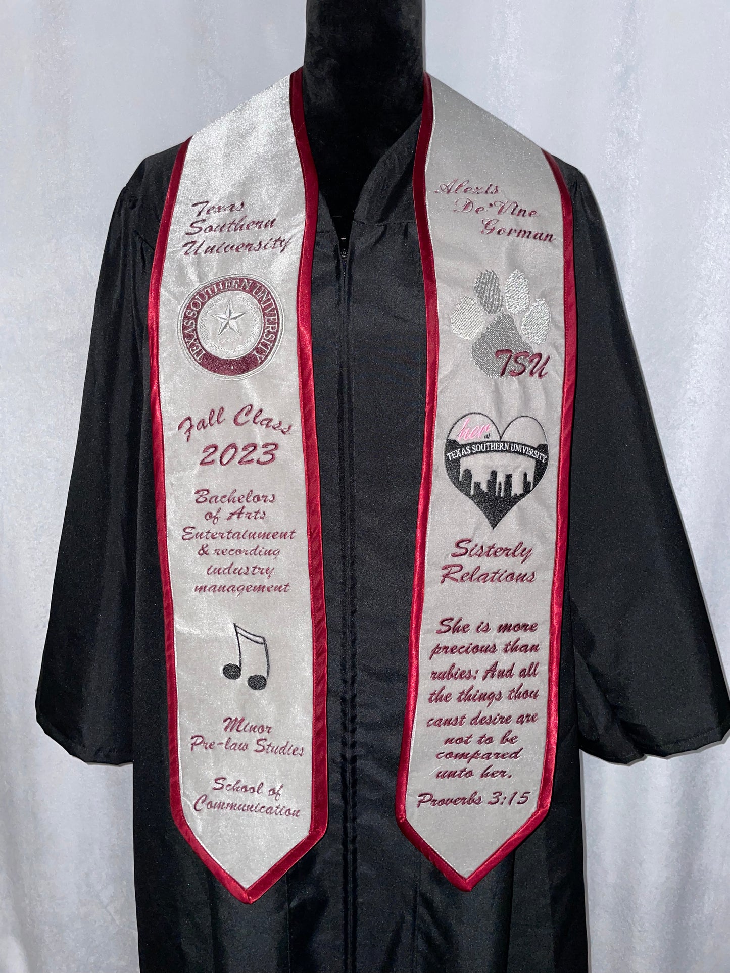 Velvet Stole (Starting Price $260)