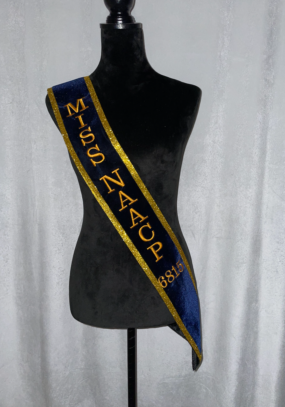 Velvet w/ Glitter Trim Sashes