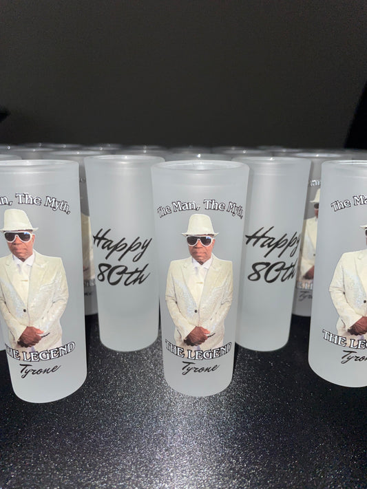 3oz Custom Frosted Shot Glass