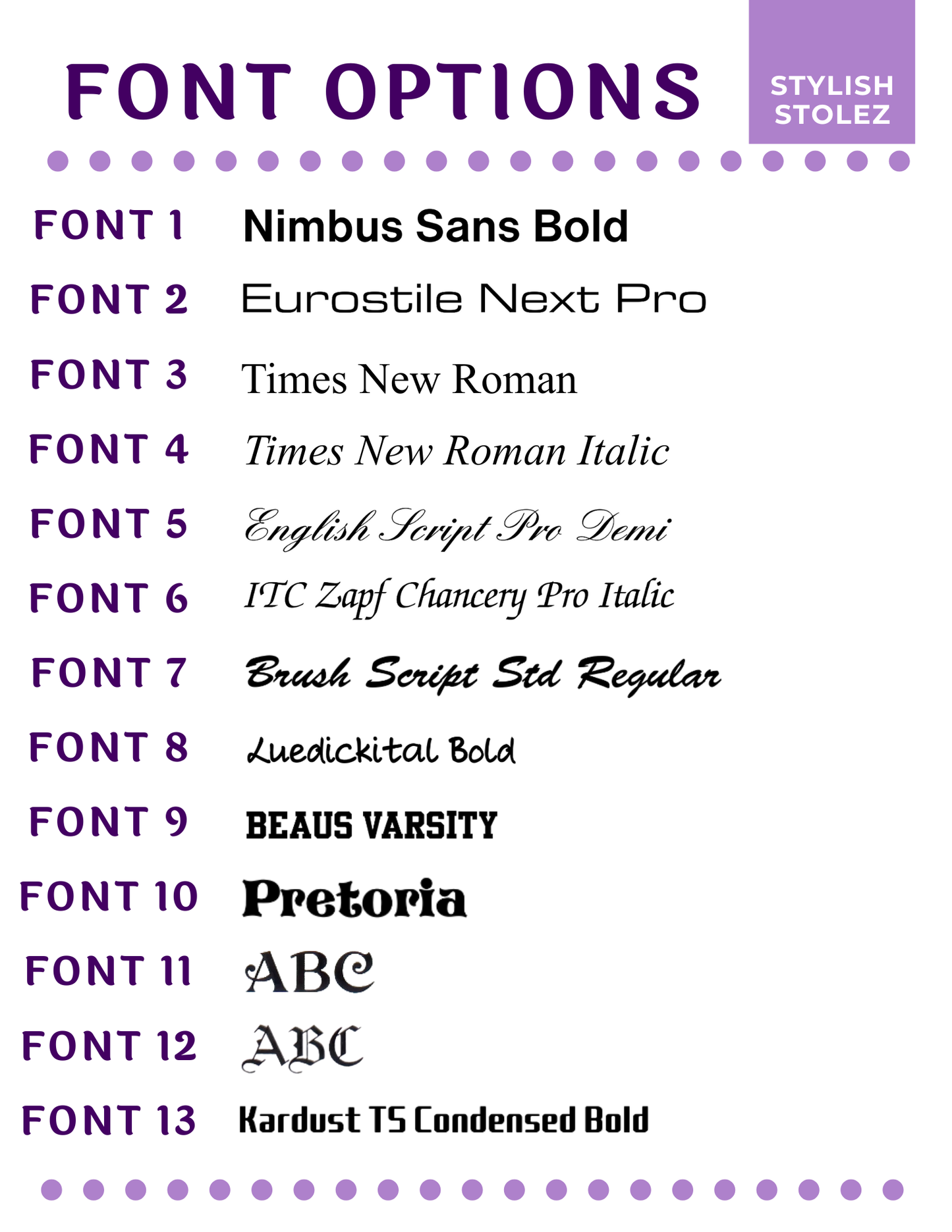 Velvet w/ Glitter Trim Stole (Starting Price $260)