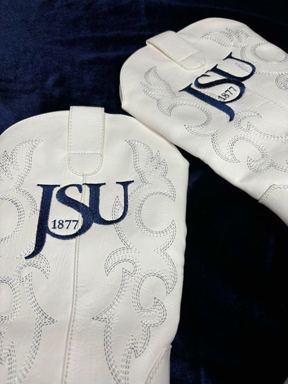 Custom Embroidered Cowboy Boots (READ DESCRIPTION)