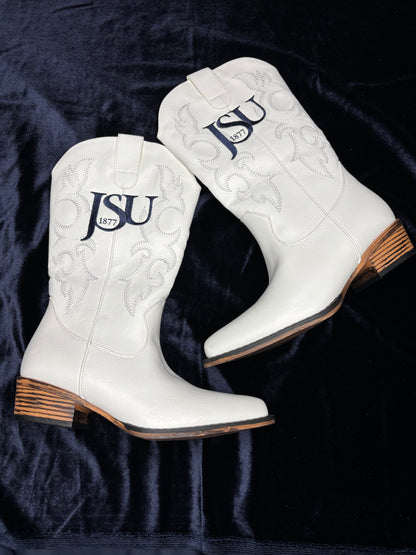 Custom Embroidered Cowboy Boots (READ DESCRIPTION)